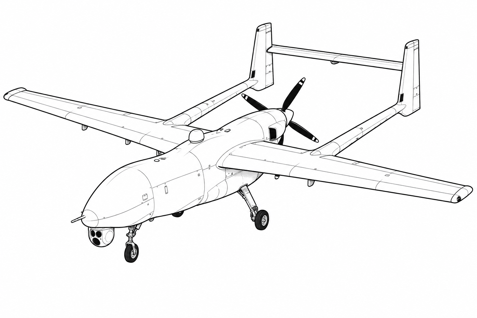 Falco Xplorer military drone profile image